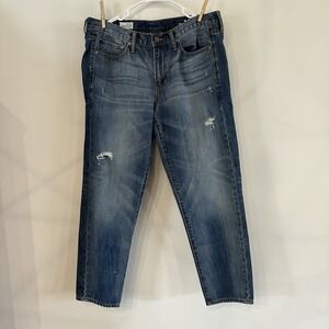 Women's Gap Jeans Sexy Boyfriend Vintage Denim‎ 31/12R Medium Wash